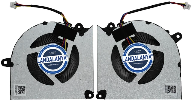 Main image of LANDALANYA Replacement New CPU and GPU Cooling Fan for MSI MS-15P3 Pulse16 AI C1VFKG Laptop PABD1A010SHL-N528 PABD1A010SHR-N527 DC12V 0.6A Fan