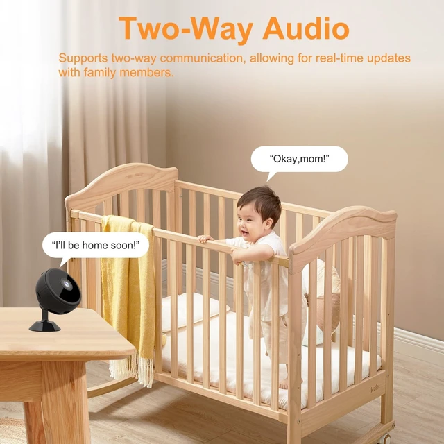 Alt view image 5 of 5 - ZHENHAN Mini Camera Wireless Cam with Advanced Night Vision & Motion Detection, Remote Control Phone App, Dual SD/Cloud Storage, Instant Real-Time Alerts, Ideal Indoor Security Camera(Black)
