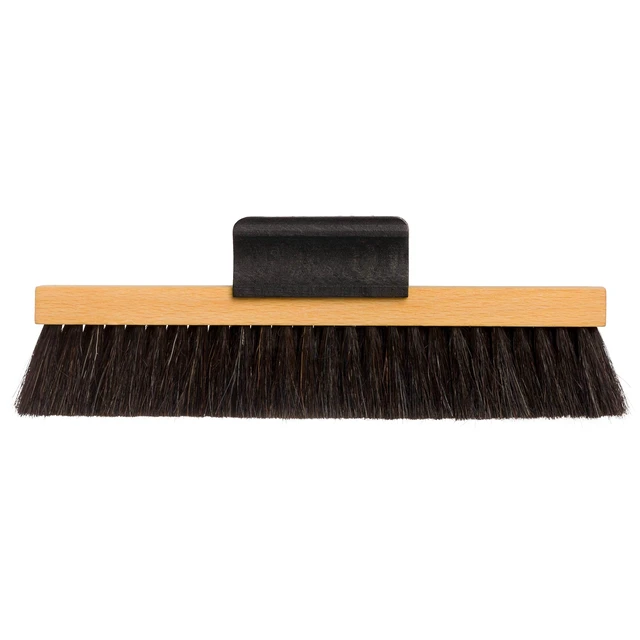 Alt view image 3 of 5 - Redecker Phonograph Record Brush, Beechwood and Extra-Soft Goat Hair, Preserves Records and Record-Players, 6 inches, Made in Germany