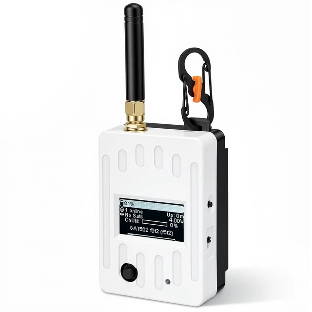 Main image of Meshnology GAT562 Mesh Tracker Pro, nRF52840 LoRa Node, Meshtastic (White)