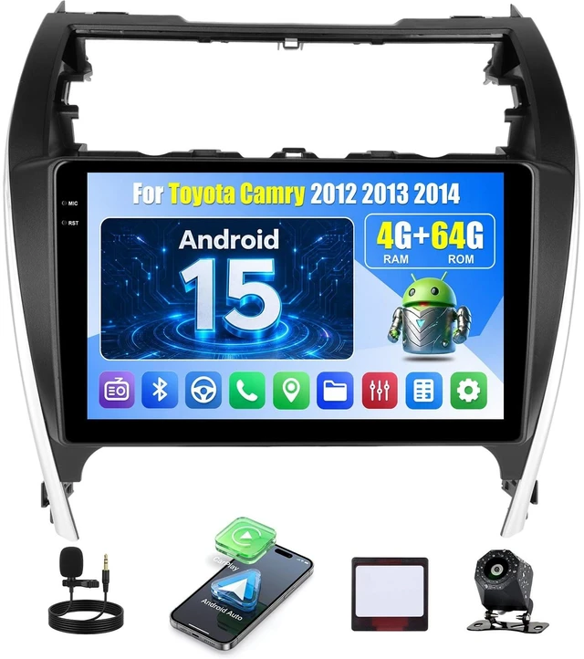 Main image of Android 15 4G+64G Car Stereo for Toyota Camry 2012 2013 2014