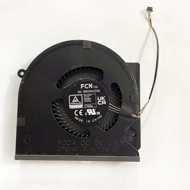 Alt view image 5 of 5 - Fleshy Leaf CPU+GPU Cooling Fan Replacement for Razer Blade 16 RZ09-0483