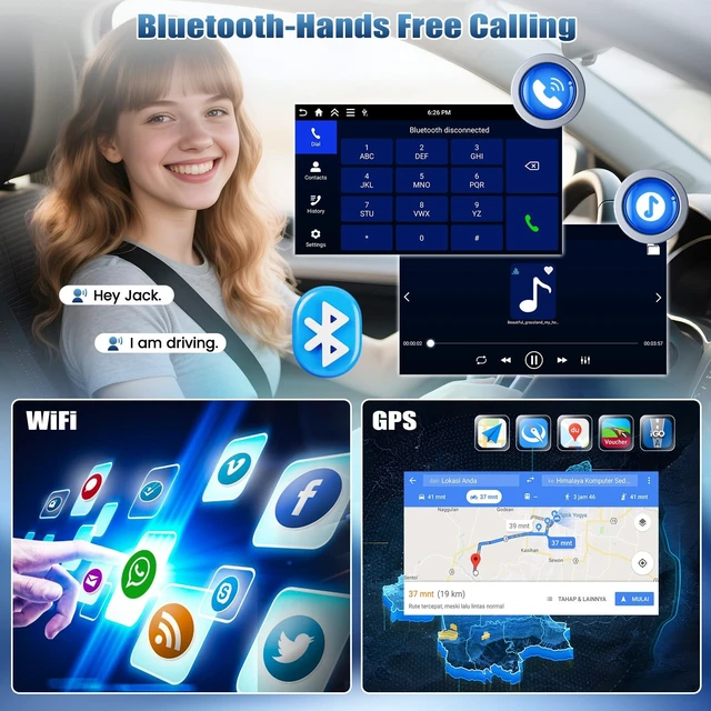 Alt view image 5 of 5 - Android 15 4G+64G Car Stereo for Toyota Camry 2012 2013 2014