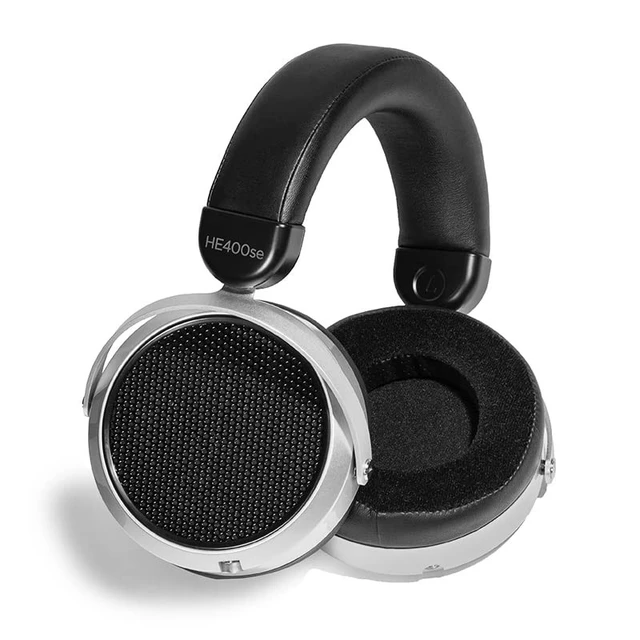 Alt view image 4 of 5 - HiFiMAN HE400se HiFi Headphones for Mobile Use with Stealth Magnet Technology, Silver, Adjustable (Packaging May Vary)