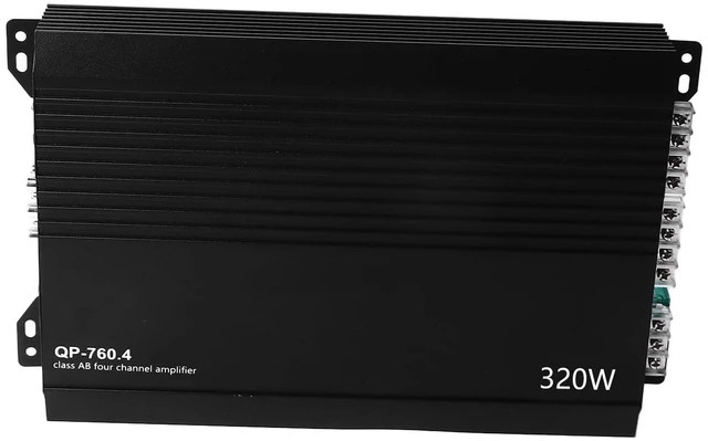 Main image of SUNGOOYUE Car Amplifier Stereo Aluminum Alloy 4 Channel Power Amp with Pure Aluminum Casing Dual Coil Transformer High Capacity Capacitors for Car Audio Speaker Use