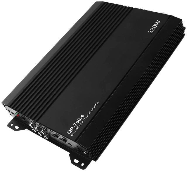 Alt view image 4 of 5 - SUNGOOYUE Car Amplifier Stereo Aluminum Alloy 4 Channel Power Amp with Pure Aluminum Casing Dual Coil Transformer High Capacity Capacitors for Car Audio Speaker Use
