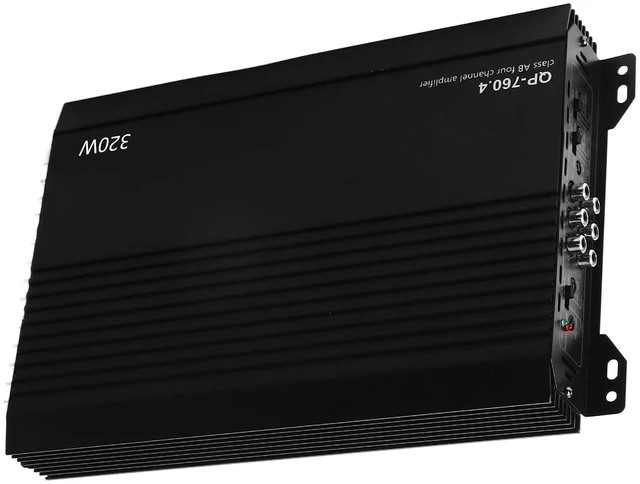 Alt view image 5 of 5 - SUNGOOYUE Car Amplifier Stereo Aluminum Alloy 4 Channel Power Amp with Pure Aluminum Casing Dual Coil Transformer High Capacity Capacitors for Car Audio Speaker Use