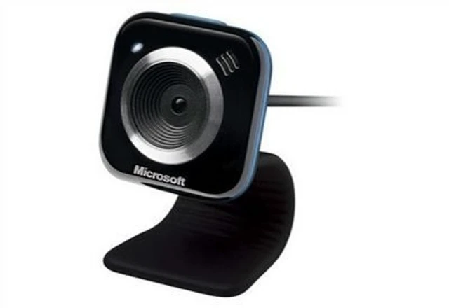 Alt view image 2 of 4 - Microsoft LifeCam VX-5000 Webcam (Red Accent)
