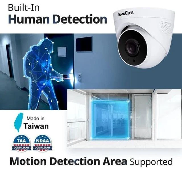Alt view image 3 of 5 - SpotCam Indoor Ai Smart Camera Pro