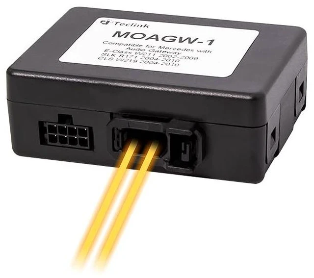 Main image of DNL Teclink Optical Fiber Decoder Box for Car Stereo Mercedes E-Class W211 SLK R171 CLS-Class: MOAGW-1