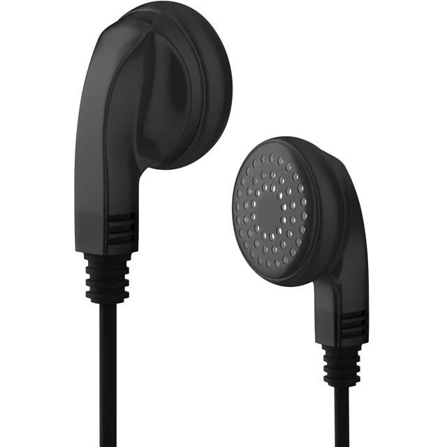 Alt view image 2 of 5 - Maeline Bulk Earphones with 3.5 mm Headphone Plug - 400 Pack Wholesale Bundle - Black