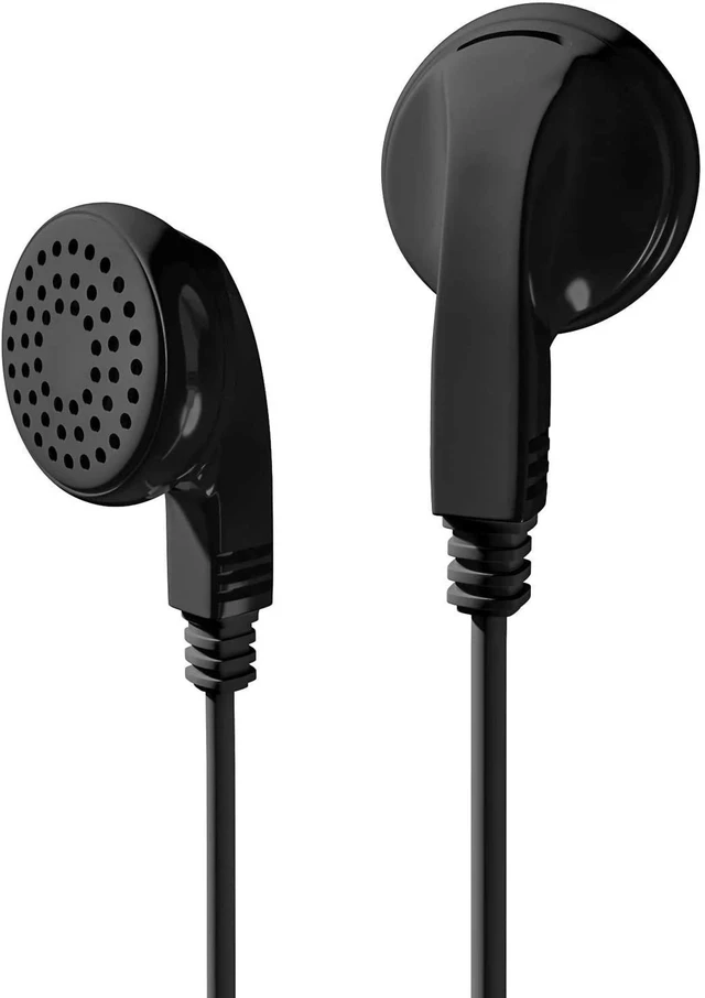 Alt view image 5 of 5 - Maeline Bulk Earphones with 3.5 mm Headphone Plug - 400 Pack Wholesale Bundle - Black