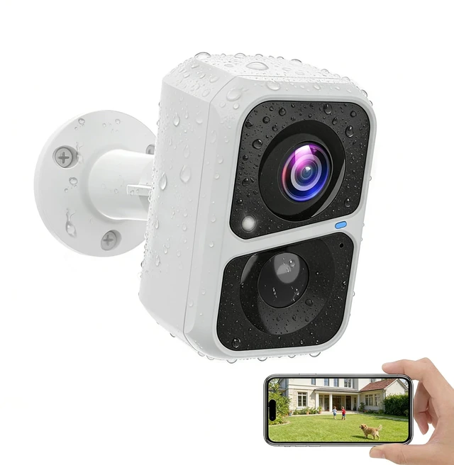 Main image of Vicohome 2K Wireless Battery-Powered WiFi Security Camera Outdoor/Indoor