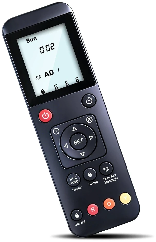 Main image of MOVHEIYL R2 Replacement Remote Control for Amantii SYM Electric Fireplace