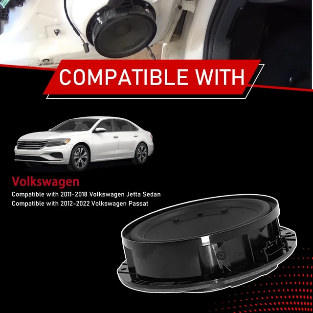 Alt view image 3 of 5 - Motarithl Front Door Speaker Assembly 6 Inch Compatible with Volkswagen