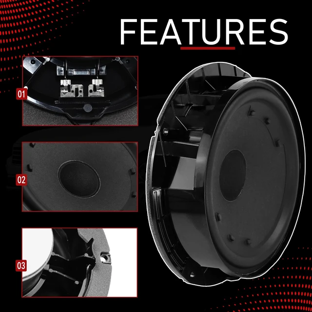 Alt view image 5 of 5 - Motarithl Front Door Speaker Assembly 6 Inch Compatible with Volkswagen