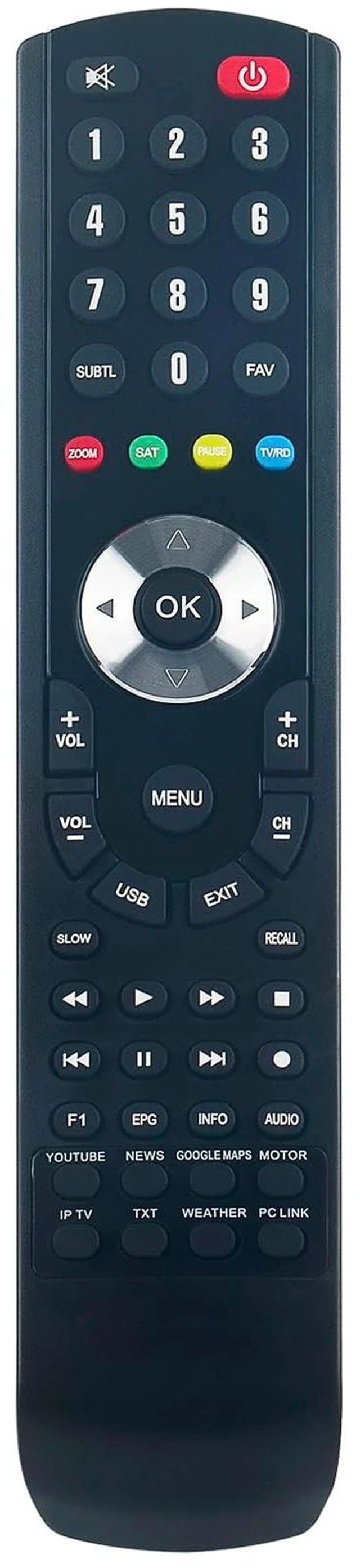 Main image of Replacement Remote Control fit for iStar Korea Mega Classic TV Receiver