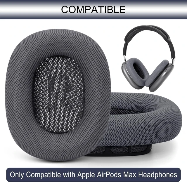 Alt view image 2 of 5 - GEVO Upgraded Ear Cushions Replacement Earpads for AirPods Max 1 & 2 Headphones, Protein Leather Ear Pads Ear Covers Cups with Memory Foam and Magnet for AirPods Max 1 & 2 (Midnight)