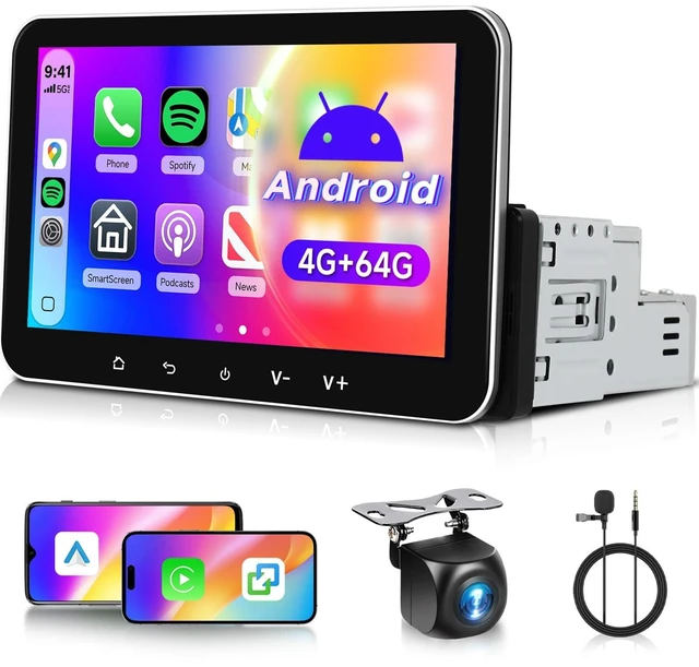 Main image of Driauto 7 Inch 4G+64G Single Din Android Car Stereo with GPS Navigation
