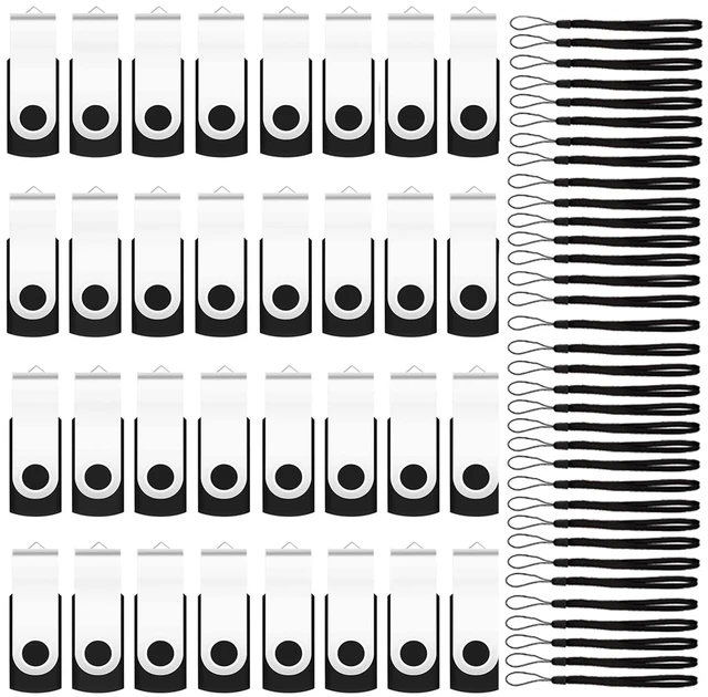 Main image of 200Packs of 4GB Flash Drive Bulk EASTBULL FAT32 Thumb Drives Pack (Black)