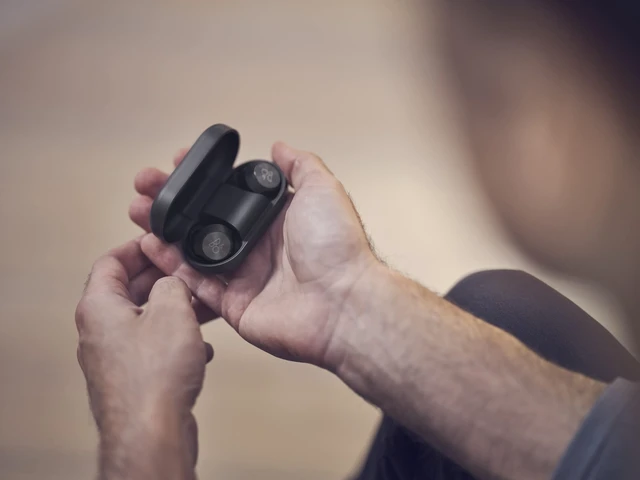 Alt view image 5 of 5 - Bang & Olufsen Beoplay EQ - Active Noise Cancelling Wireless in-Ear Earphones with 6 Microphones, up to 20 Hours of Playtime, Black