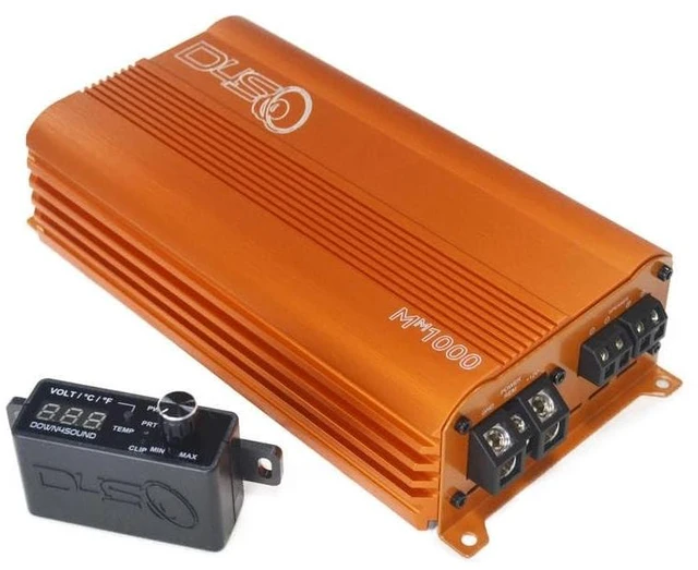 Main image of Down4Sound MM1000 Mini Maxx Orange 1000W RMS Mini Monoblock Car Audio Amplifier