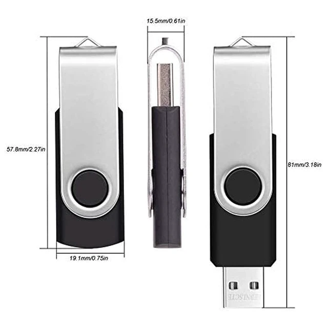 Alt view image 5 of 5 - FEBNISCTE USB Flash Drive 512MB 10 Pack Thumb Drives Portable Pen Drives