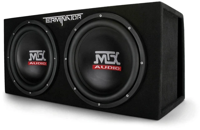 Main image of MTX Audio TNE212DV Dual Vented Car Subwoofer Enclosure, Aviation Carpet