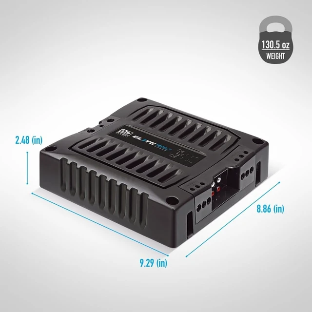 Alt view image 4 of 5 - Banda Audioparts Elite 1200.4 2-Ohm Stable 4 Channel Car Amplifier 4 x 300W RMS @ 12.6V Class D Full Range Amp, Compact High Efficiency 4CH Amplifier for Speakers & Subwoofers AND DRIVERS AND TWEETERS