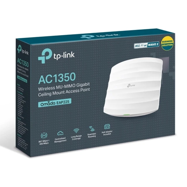 Alt view image 5 of 5 - TP-Link EAP223 AP WiFi AC1350 Techo Dual 1xGbE