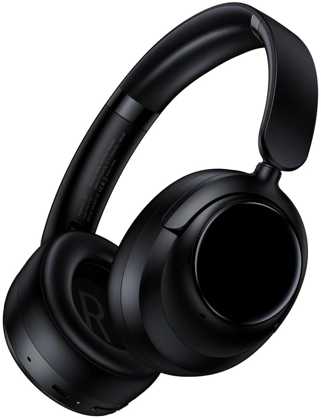 Main image of Active Noise Cancelling Headphones,120H Playtime Bluetooth 6.0 Over Ear Headphones with Hi-Res Audio & 5-Mic ENC Calls, 360 Surround Sound Wireless Headphones Foldable Headset for Travel Carbon