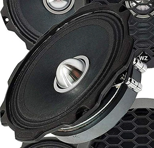 Alt view image 4 of 5 - Gravity WZ6G Warzone Series 6.5-Inch Coaxial Car Audio Speaker - 500W Max Power, 4-Ohm, 92 dB Sensitivity, Mid-Range Loudspeaker