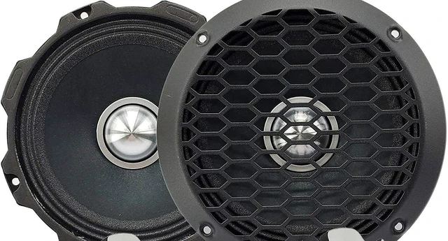 Alt view image 3 of 5 - Gravity WZ6G Warzone Series 6.5-Inch Coaxial Car Audio Speaker - 500W Max Power, 4-Ohm, 92 dB Sensitivity, Mid-Range Loudspeaker