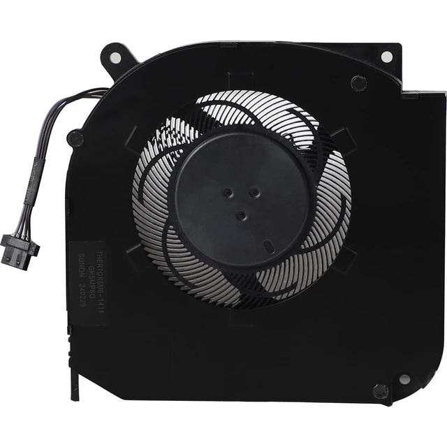 Alt view image 2 of 5 - CPU Cooling Fan Replacement for TongFang THER7GK5M6-1411 GK5MP6O GK5MP60 Maingear Vector Pro MG-VCP17 EG75070S1-1C100-S9A DC 5V Thickness: 8mm