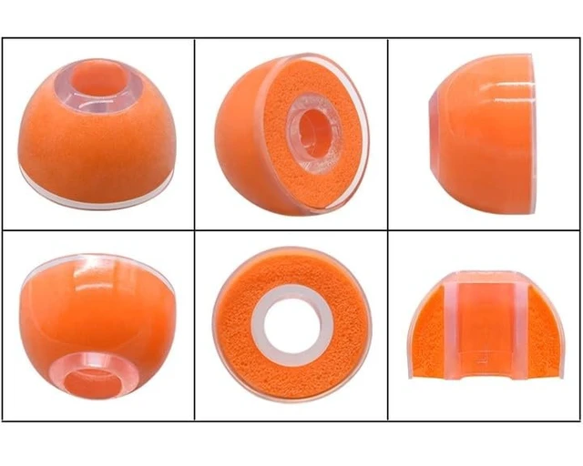 Alt view image 4 of 4 - Zotech Hybrid Eartips for Earbuds, Memory Foam & Silicone, 3 Pairs
