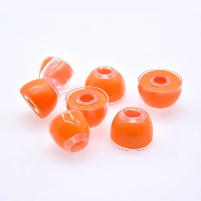 Alt view image 3 of 4 - Zotech Hybrid Eartips for Earbuds, Memory Foam & Silicone, 3 Pairs