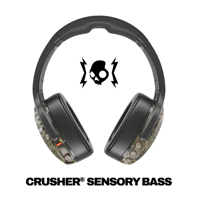 Alt view image 2 of 5 - Skullcandy Crusher Evo Wireless Over-Ear Headphones - Realtree APX