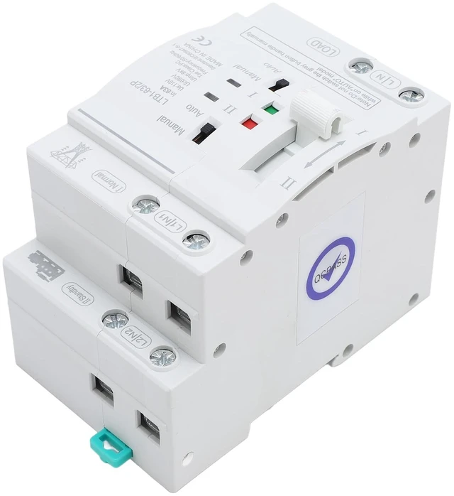 Main image of Automatic Transfer Switch 2 Pole 110V 50ms DIN Rail