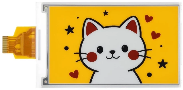 Main image of Waveshare 4.26inch E-Paper Display (G), 800 480 Resolution, Red/Yellow/Black/White, SPI Communication Interface, Standard Raspberry Pi 40PIN GPIO Header