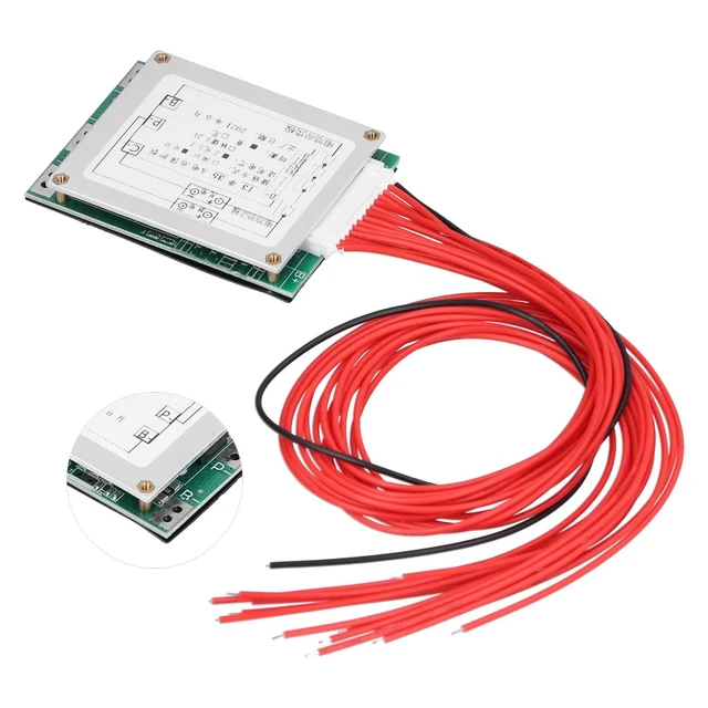Alt view image 4 of 5 - Lithium-ion Battery PCB Board 13S 48V 35A with Balance Function for Power Charging