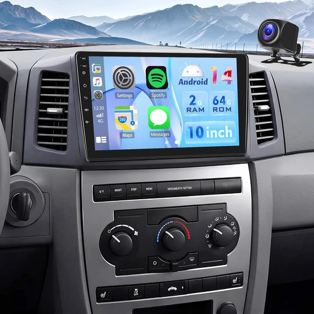 Main image of 4+64G Android 15 Car Radio for Jeep Grand Cherokee 2004-2007