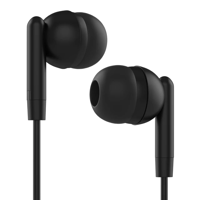 Alt view image 5 of 5 - Maeline 500 Pack Bulk Earbuds, Wired 3.5mm in-Ear Headphones for Classroom, Students, School, Individually Wrapped Earbuds for Laptop, Tablet, Chromebook for Travel, Library, Hotel Black