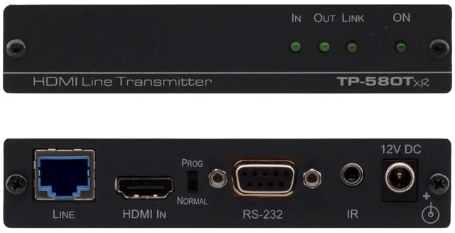 Main image of Kramer TP-580TXR HDBaseT 1.0 Transmitter & Receiver Set HDMI over CAT Cable, 4K@60Hz, Up to 590 ft