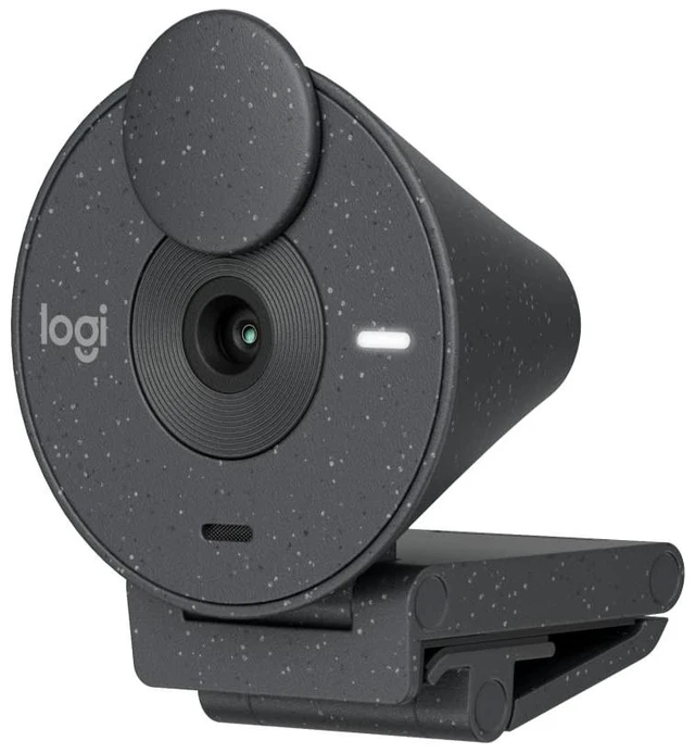 Main image of Logitech Brio 300 HD Webcam with Privacy Shutter, Noise Reduction Mic, USB-C, Certified for Zoom, Microsoft Teams, Google Meet, Automatic Light Correction - Graphite