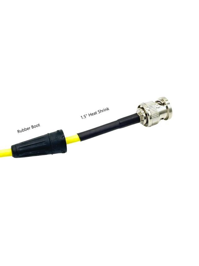 Alt view image 4 of 5 - Cable Evolution 12G-SDI BNC to BNC Broadcast Video Cable, 4855R Mini RG59, 2 FT, Blue