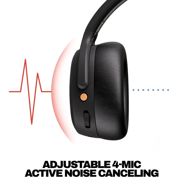 Alt view image 4 of 5 - Skullcandy Crusher ANC 2 Noise Cancelling Wireless Headphones - True Black