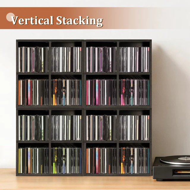 Alt view image 4 of 5 - Arkiya CD Holder Rack, Store up to 56 CDs Cases