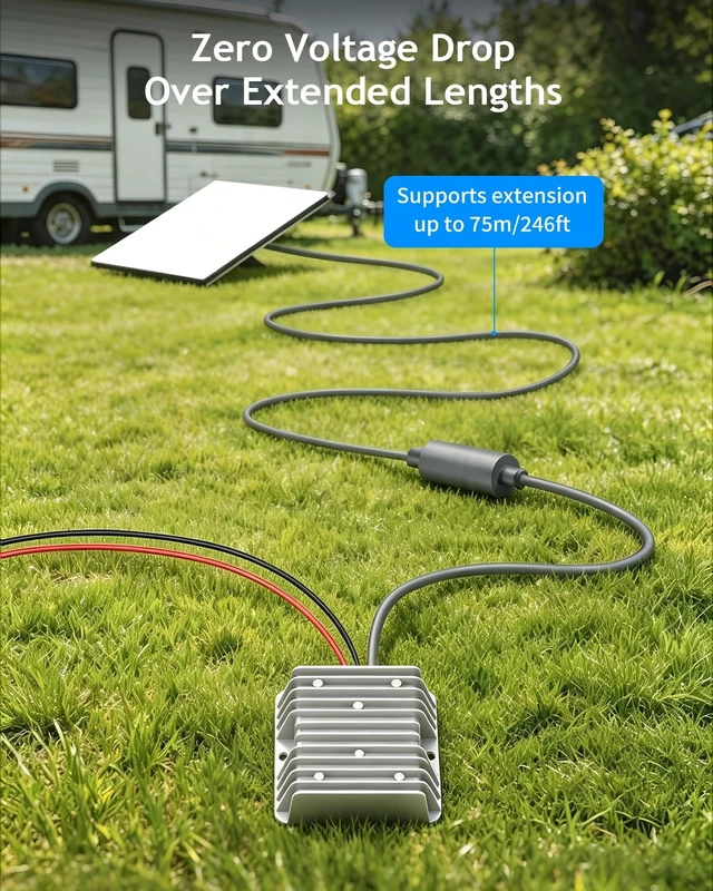 Alt view image 2 of 5 - Starlink Gen 3 Standard 4X Power Supply Cord 12V to 57V Step Up Converter