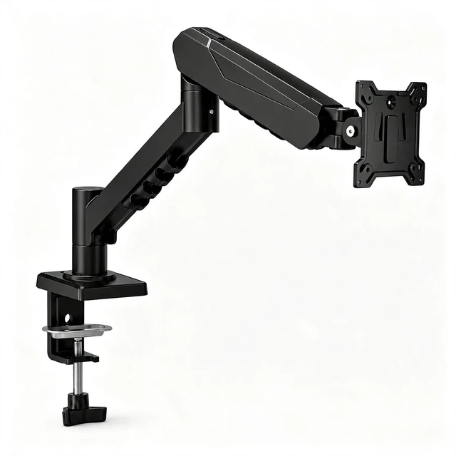 Main image of Pivotix Single Monitor Arm Desk Mount, Mechanical Spring, 17-32 Inch, VESA