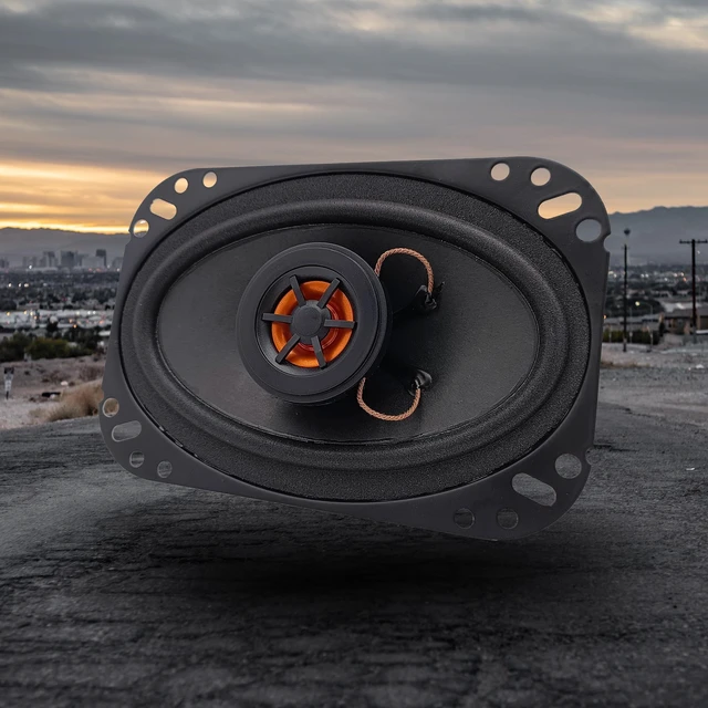 Alt view image 4 of 5 - Audiobank AB462S 4 x 6 Inch 2-Way Car Audio Coaxial Speakers, 450W Max Power, Full-Range Stereo Replacement Pair, 2 Speakers